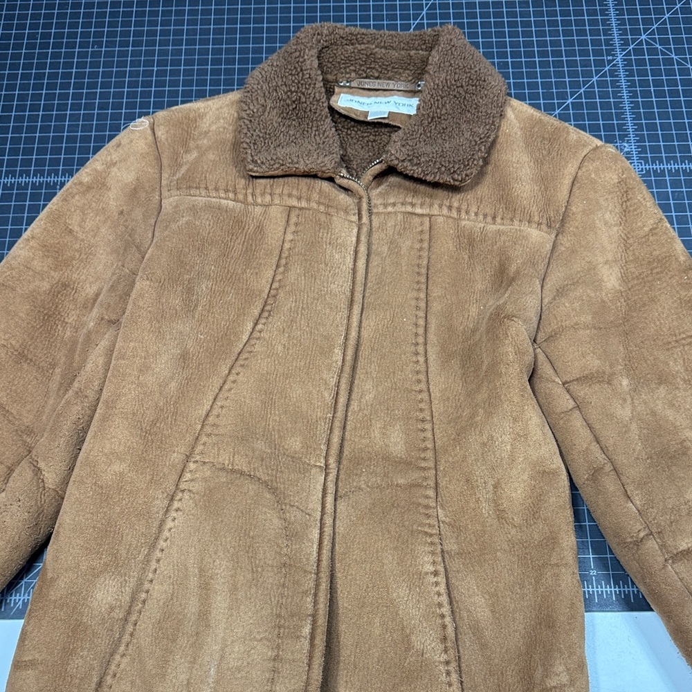 Jones New York Tan Sherpa Jacket